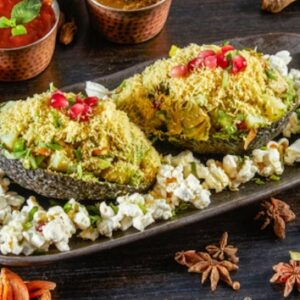 Avocado and Potato Chaat (v)